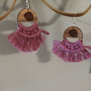 Macrame earrings